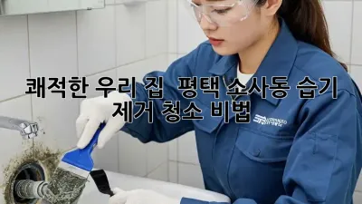 쾌적한 우리 집 🏡 평택 소사동 습기 제거 청소 비법!